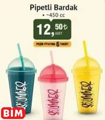PİPETLİ BARDAK